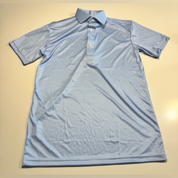 Collars & Co. Other - Collars and Co Dress Collar Golf Polo Shirt Size Small Blue Houndstooth